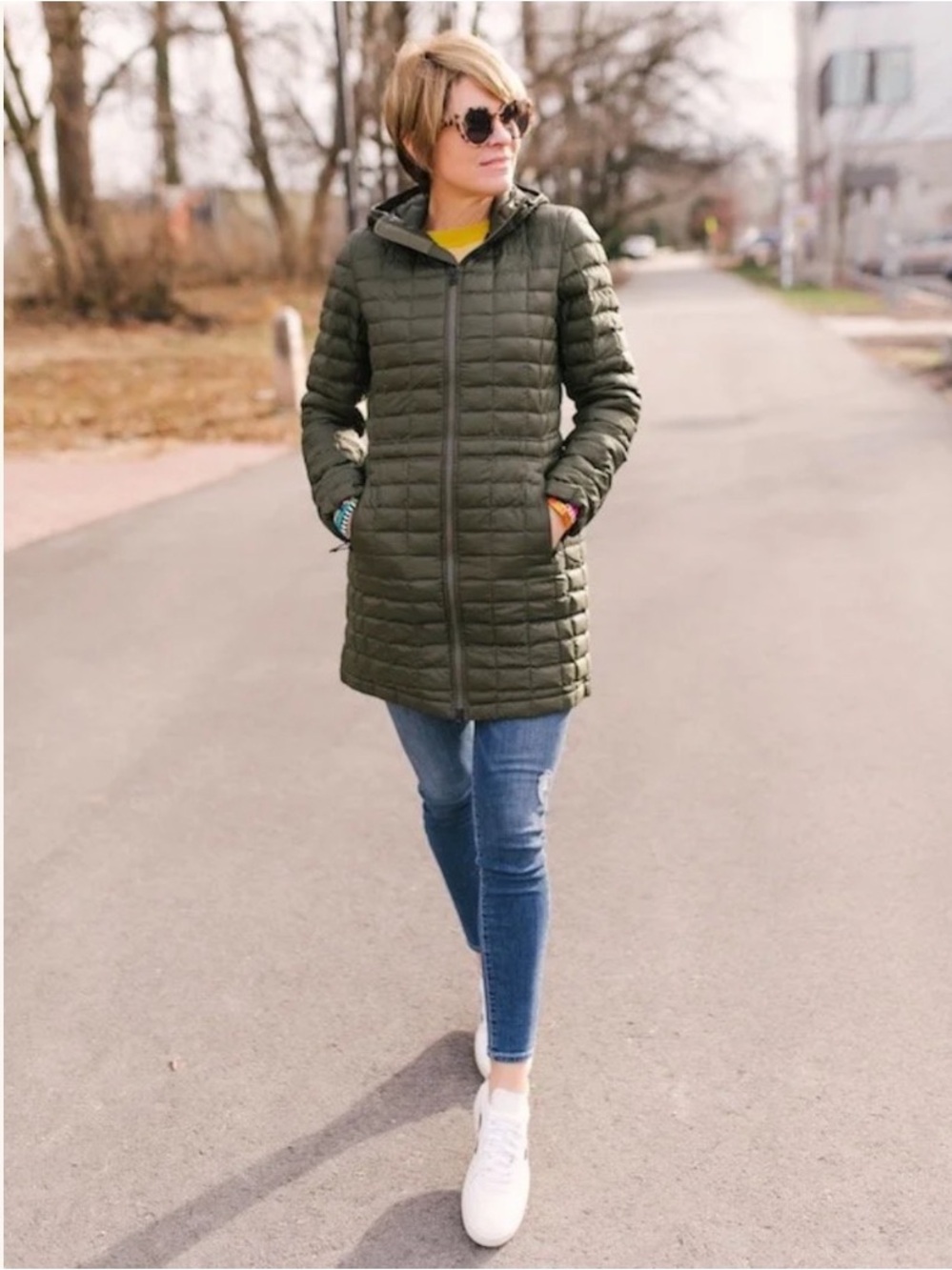 Women’s Jacket! The North Face ThermoBall  Packable Quilted Long Jacket! Size XS